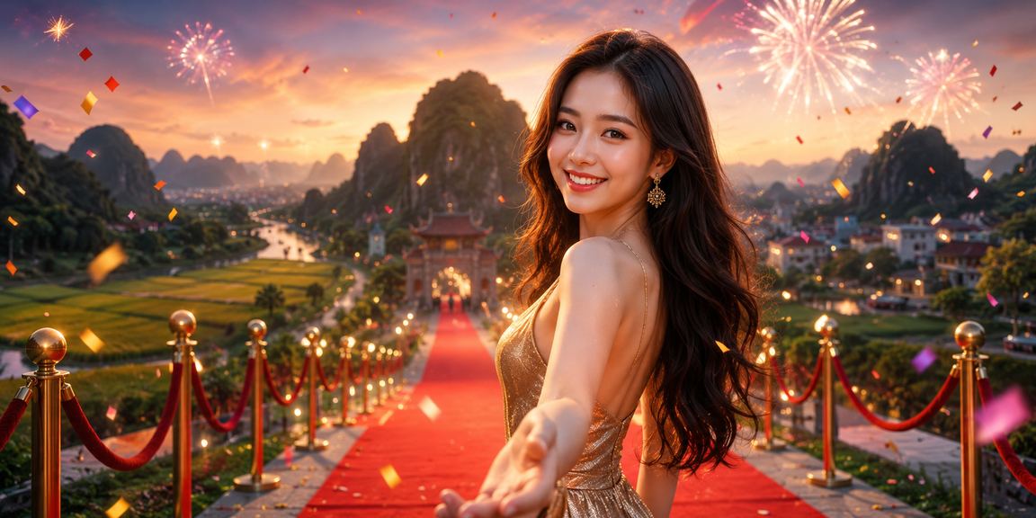 Không khí lễ hội giải trí và casino tại Ninh Bình – người dùng tham gia sự kiện cá cược