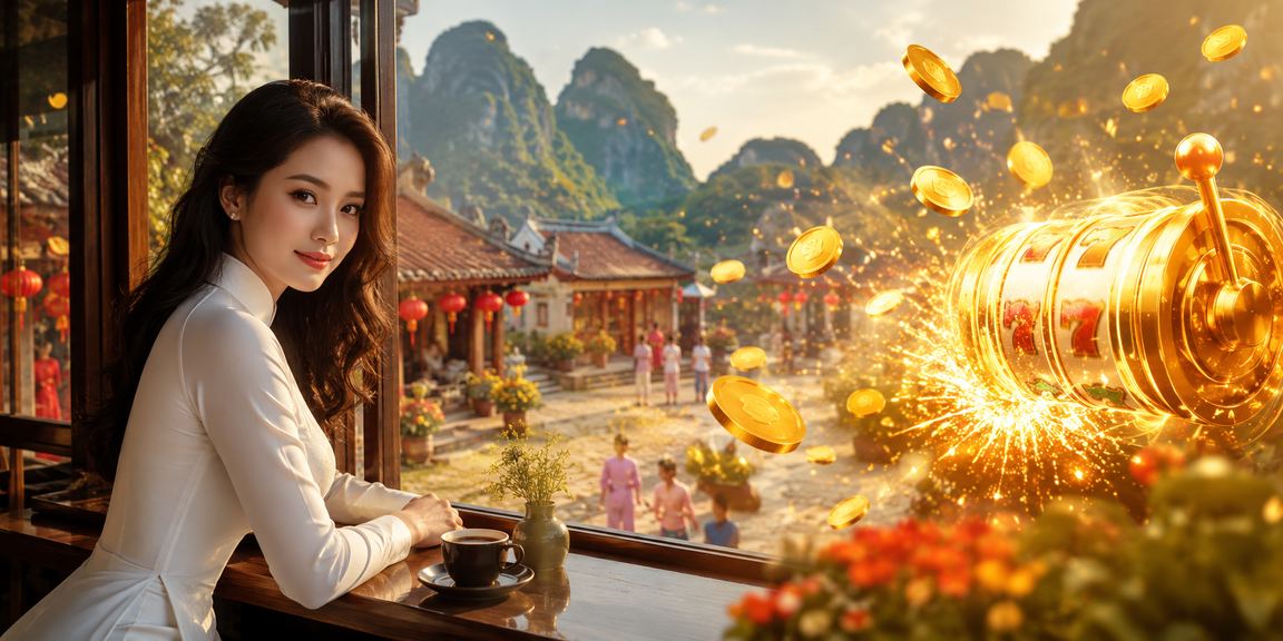 Trải nghiệm slot game tại Ninh Bình với áo dài truyền thống